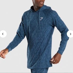 Brand new Gymshark critical hoodie in teal print L